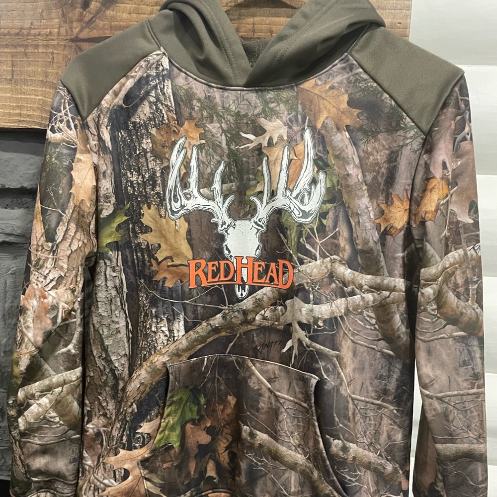 Red Head hunting camoflauge Hoodie